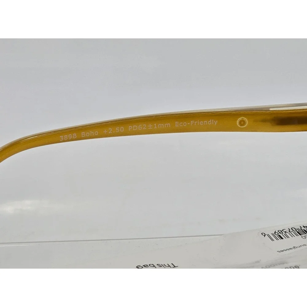 Peepers Boho Sun Bifocal Sunglasses Women +2.50 Amber Round 389B250 - New